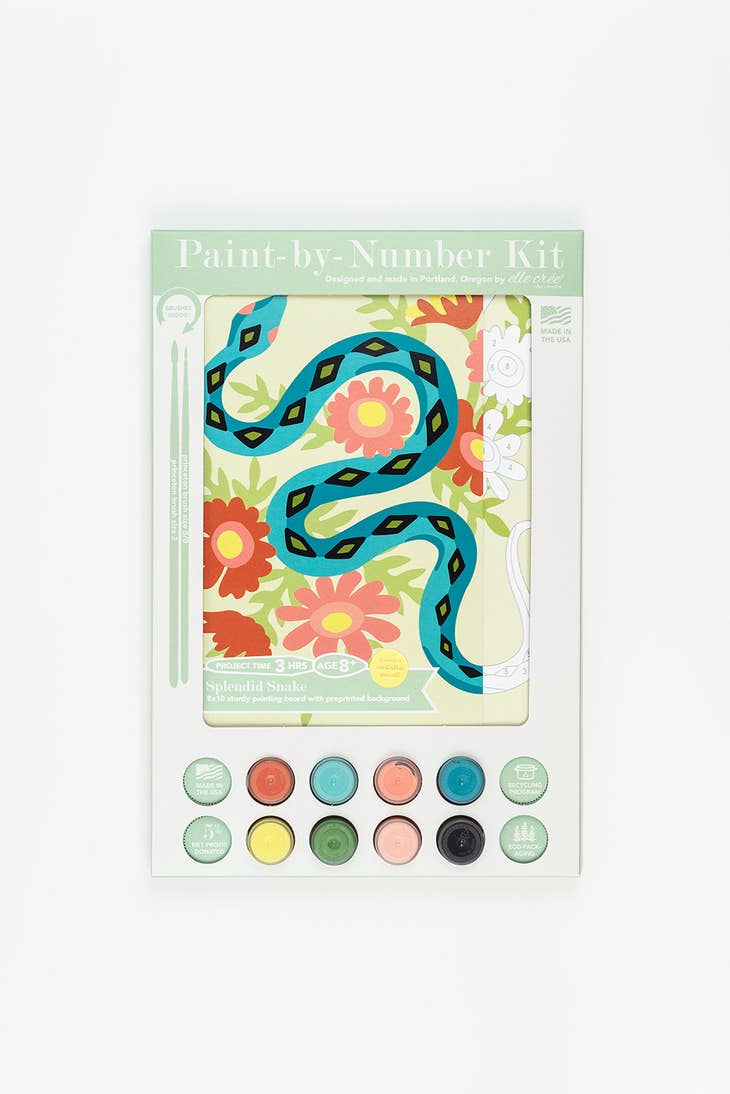 Elle Crée (she creates) Paint-by-Number Kits — Art Department LLC