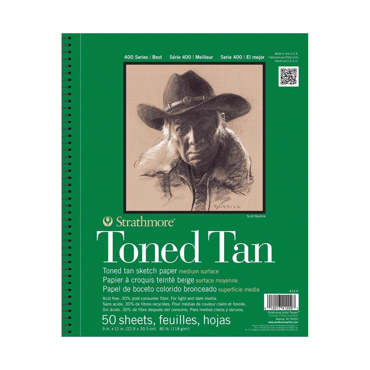 Strathmore Toned Tan Series 400 Sketch Pads
