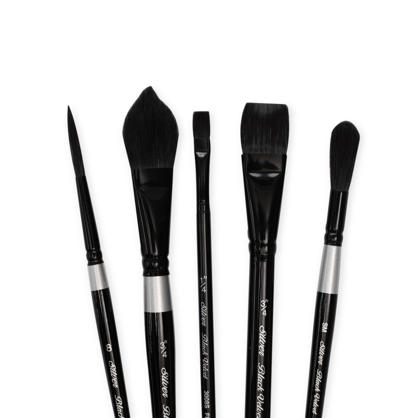 Silver Brush Black Velvet® Blend Squirrel & Risslon Brushes